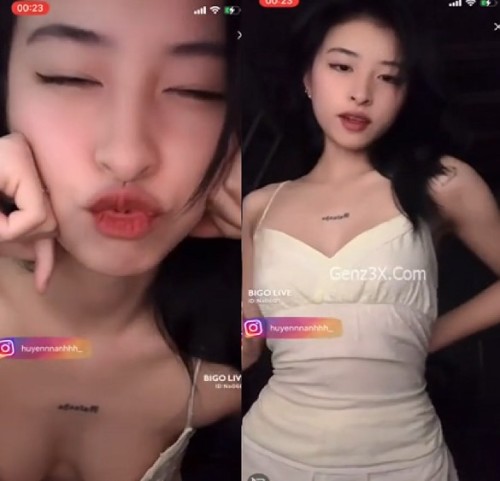 Bà Tưng Huyền Anh live show ngực siêu cuốn hút cực đã